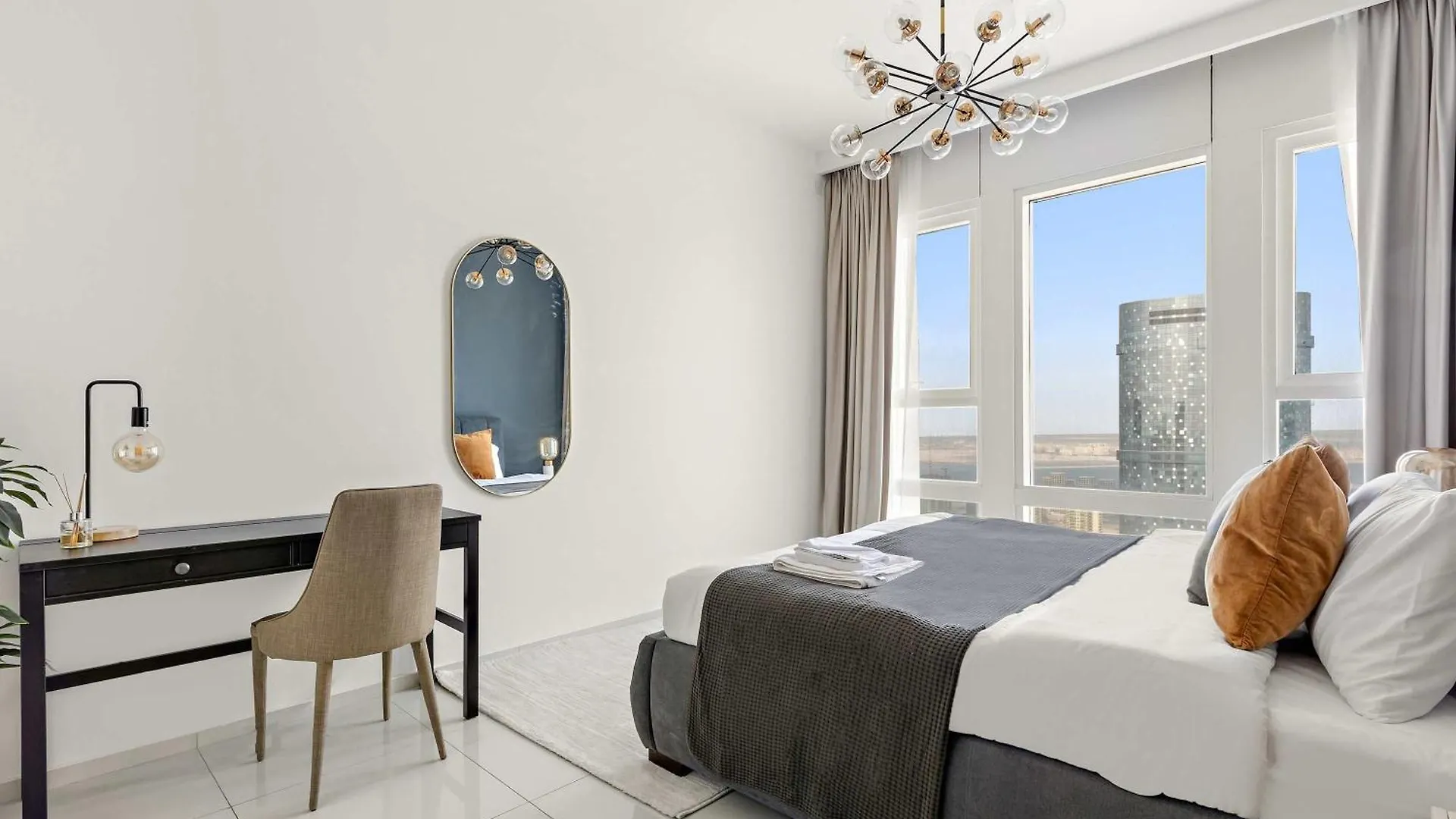 Silkhaus Chic 2Br In Horizon Tower Near Beach Abu Zabi Apartament